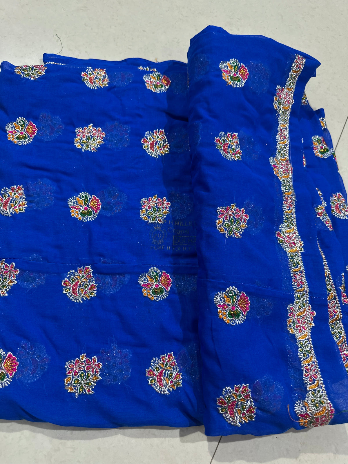 Rajasthani Heavy Badla Work Mina Lugdi / Odhani | Pure Shahi Dulhan Silk Georgette Dupatta | 8+ Vibrant Color Options | Raj Rajasthani Fashion
