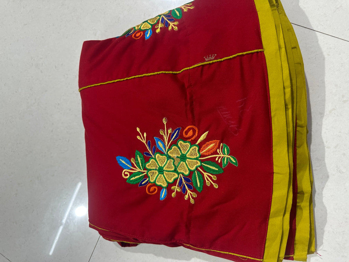 Kali Daar Meena Lehengha | 24 Kali and Original PH Fabric With Embroidery Work with Blouse Pics