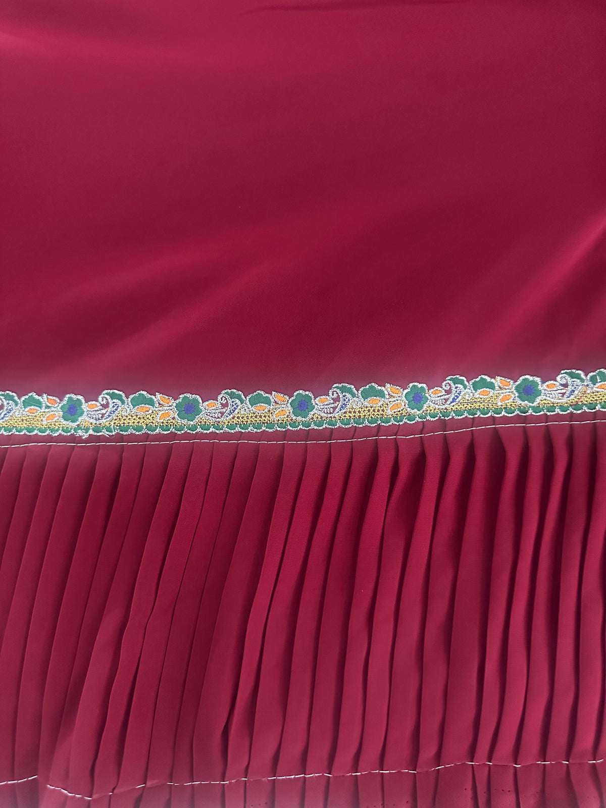 Meena Jhallar Lehengha in Burkha Fabric | 8 Meter Hand-Made Jhallar | Raj Rajasthani Fashion