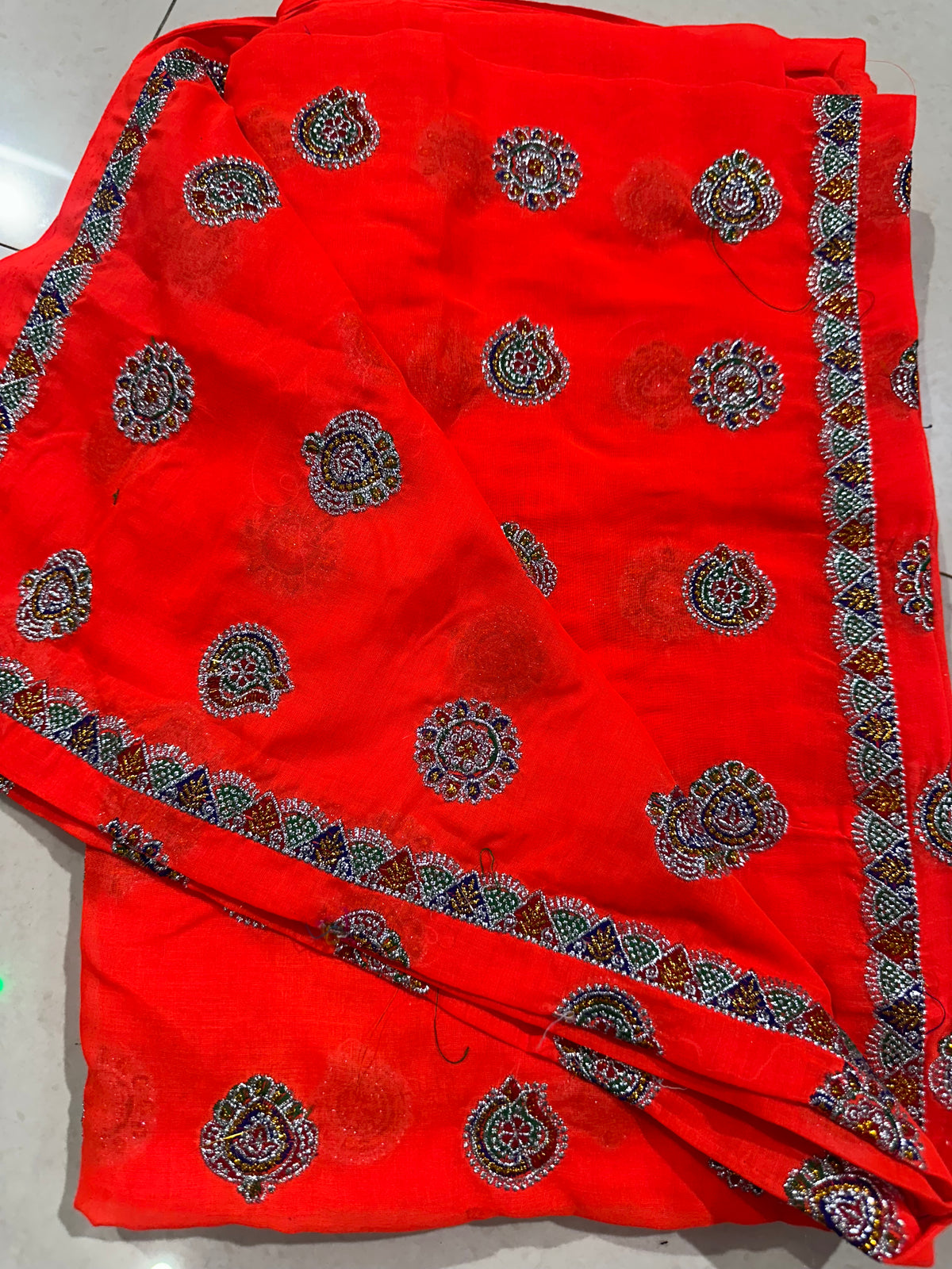 Deep Design Rajasthani Royal Meenawati Lugdi – Naresh Dulhan Fabric & Double Badla Work | Women’s Traditional Wear