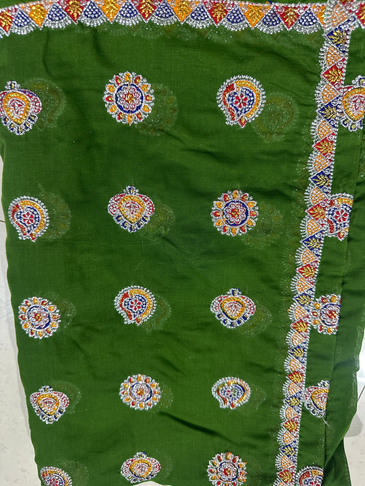 Deep Design Rajasthani Royal Meenawati Lugdi – Naresh Dulhan Fabric & Double Badla Work | Women’s Traditional Wear