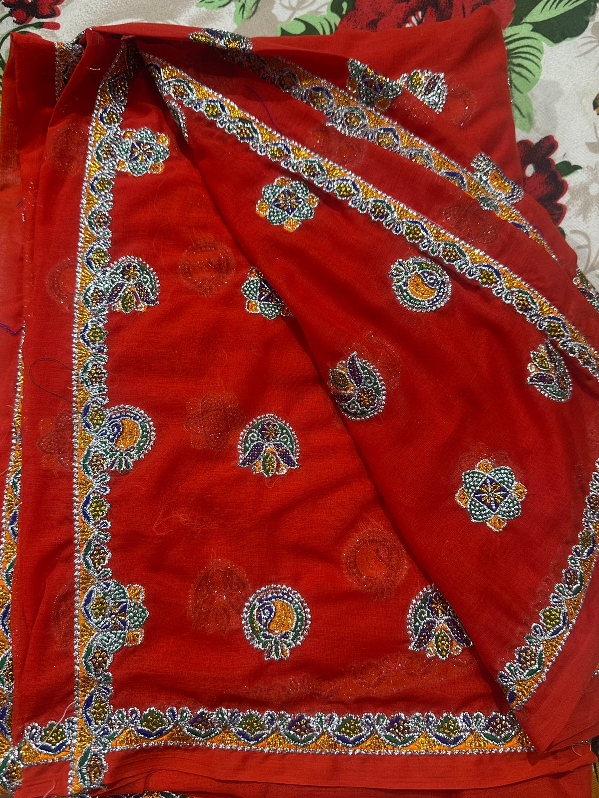 New Traditional Meena Lugdi ( Odhni ) | Jari Work on PH Shai Dulan Fabric by Raj Rajasthani Fashion