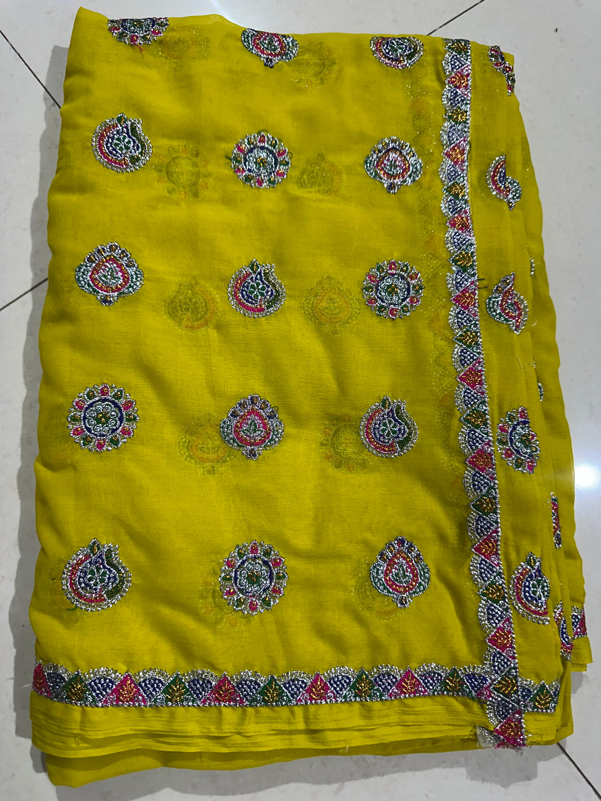 Deep Design Rajasthani Royal Meenawati Lugdi – Naresh Dulhan Fabric & Double Badla Work | Women’s Traditional Wear