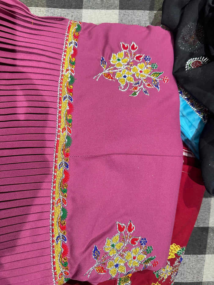 Rajasthani Meenawati Lehengha – 8 Meter Unicorn Fabric | Hand-Made Jhallar & Premium Bell Embroidery