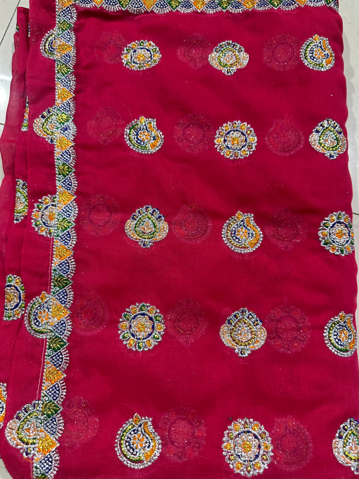 Deep Design Rajasthani Royal Meenawati Lugdi – Naresh Dulhan Fabric & Double Badla Work | Women’s Traditional Wear