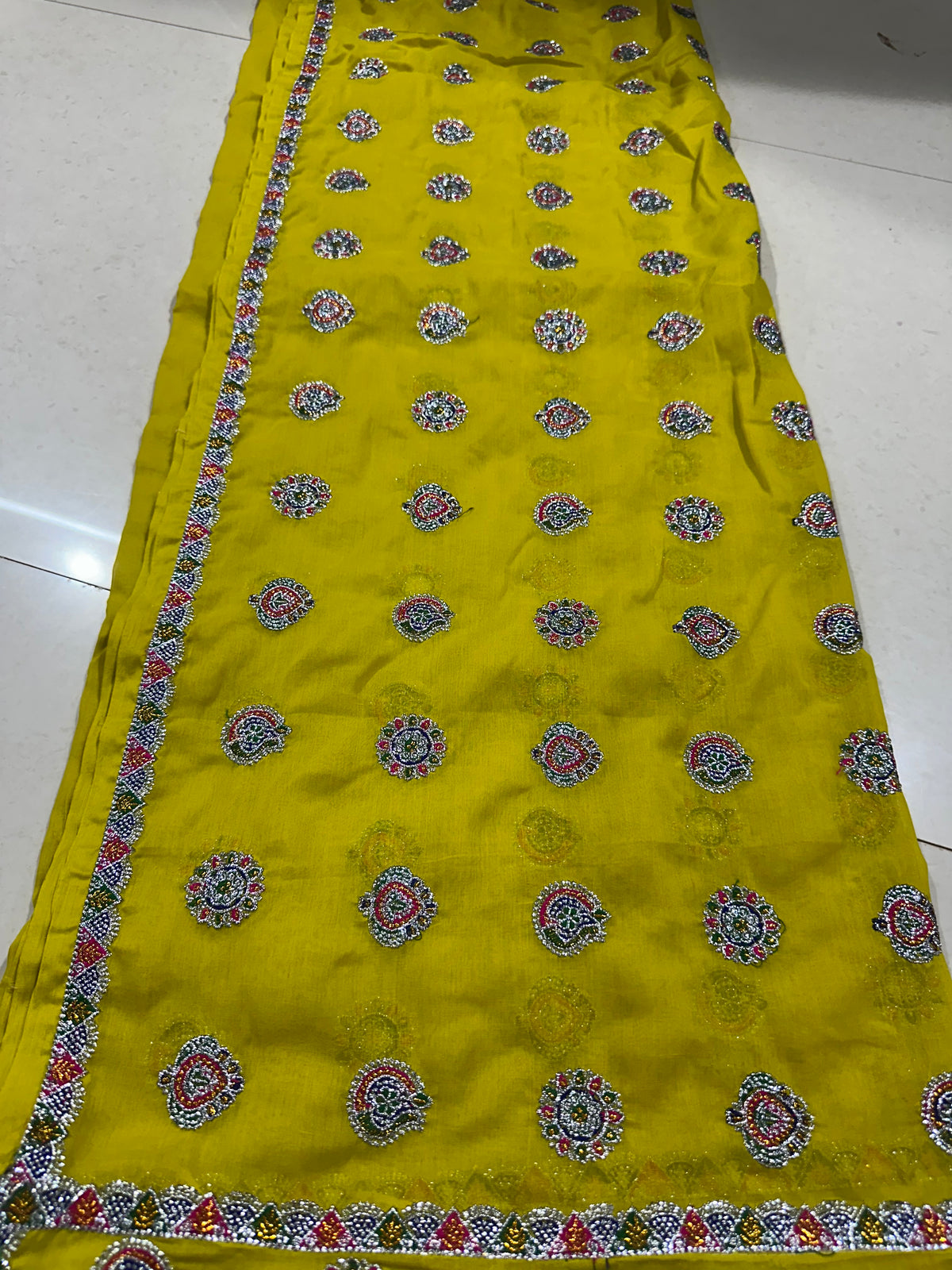 Deep Design Rajasthani Royal Meenawati Lugdi – Naresh Dulhan Fabric & Double Badla Work | Women’s Traditional Wear