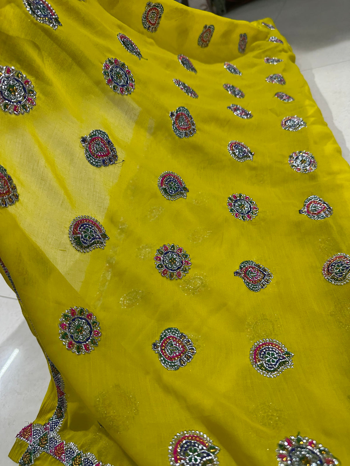 Deep Design Rajasthani Royal Meenawati Lugdi – Naresh Dulhan Fabric & Double Badla Work | Women’s Traditional Wear