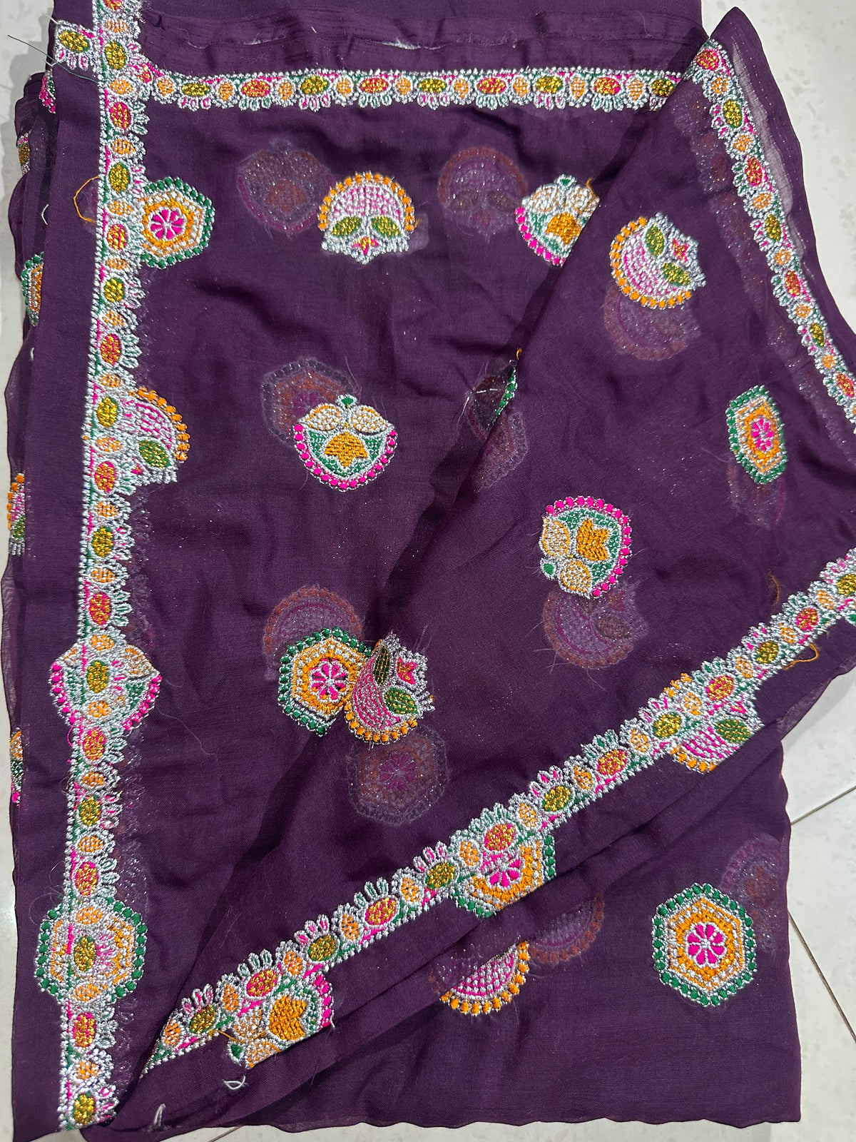 Raj Rajasthani Fashion Royal Blue Minawati Embroidery Lugdi | Premium Sai Dulhan Fabric Meena Wati Odhni  Lehenga Dupatta